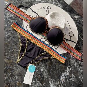 NWT beach bunny L/XL set